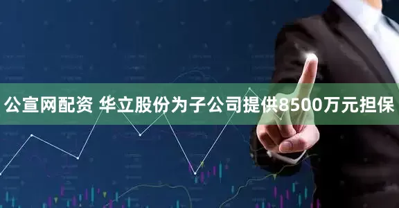 公宣网配资 华立股份为子公司提供8500万元担保