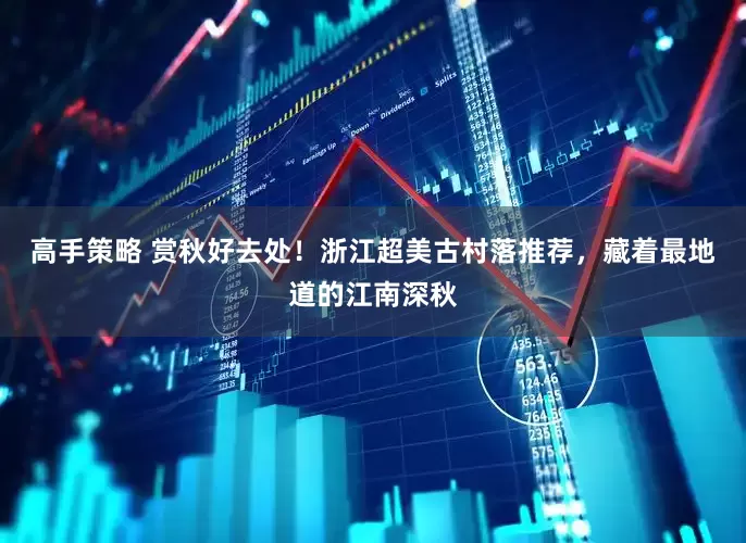 高手策略 赏秋好去处！浙江超美古村落推荐，藏着最地道的江南深秋